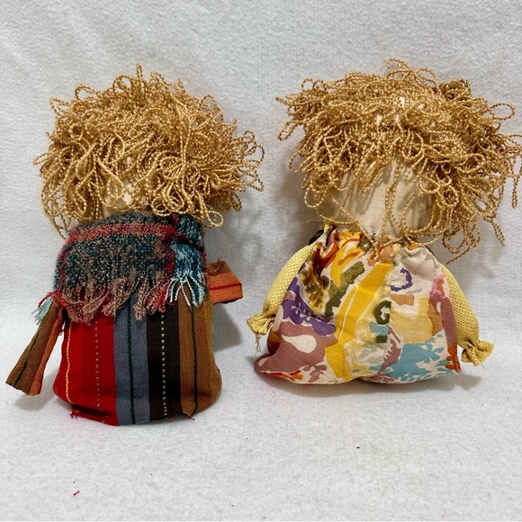 Handcrafted Upcycled Companion Dolls slow stitch buttons, laces & brocade Gifts - Picture 10 of 12